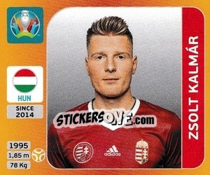 Sticker Zsolt Kalmár - UEFA Euro 2020 Tournament Edition. 678 Stickers version - Panini