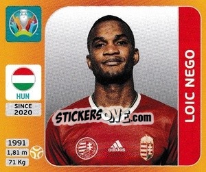 Sticker Loic Nego - UEFA Euro 2020 Tournament Edition. 678 Stickers version n. 638 - Panini