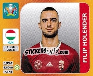 Sticker Filip Holender - UEFA Euro 2020 Tournament Edition. 678 Stickers version - Panini