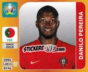 Sticker Danilo Pereira - UEFA Euro 2020 Tournament Edition. 678 Stickers version - Panini