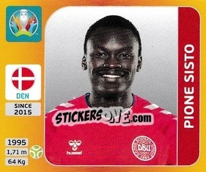 Cromo Pione Sisto - UEFA Euro 2020 Tournament Edition. 678 Stickers version - Panini