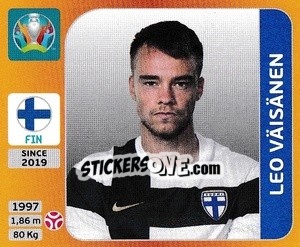 Cromo Leo Väisänen - UEFA Euro 2020 Tournament Edition. 678 Stickers version - Panini