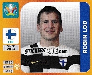 Sticker Robin Lod - UEFA Euro 2020 Tournament Edition. 678 Stickers version - Panini