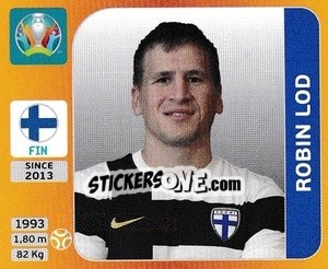 Sticker Robin Lod - UEFA Euro 2020 Tournament Edition. 678 Stickers version n. 189 - Panini