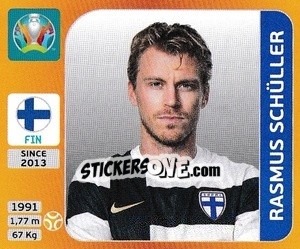Sticker Rasmus Schüller - UEFA Euro 2020 Tournament Edition. 678 Stickers version n. 191 - Panini