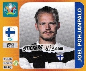Sticker Joel Pohjanpalo - UEFA Euro 2020 Tournament Edition. 678 Stickers version n. 196 - Panini