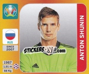 Sticker Anton Shunin - UEFA Euro 2020 Tournament Edition. 678 Stickers version n. 211 - Panini