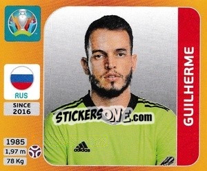Figurina Guilherme - UEFA Euro 2020 Tournament Edition. 678 Stickers version - Panini