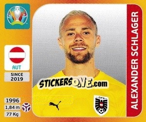Cromo Alexander Schlager - UEFA Euro 2020 Tournament Edition. 678 Stickers version - Panini