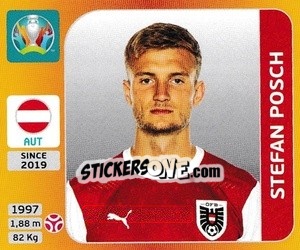 Sticker Stefan Posch - UEFA Euro 2020 Tournament Edition. 678 Stickers version n. 242 - Panini