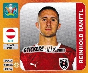 Sticker Reinhold Ranftl - UEFA Euro 2020 Tournament Edition. 678 Stickers version - Panini
