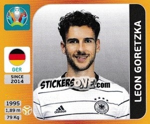 Sticker Leon Goretzka - UEFA Euro 2020 Tournament Edition. 678 Stickers version n. 616 - Panini