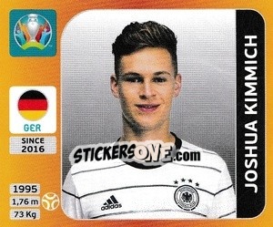 Sticker Joshua Kimmich - UEFA Euro 2020 Tournament Edition. 678 Stickers version n. 619 - Panini