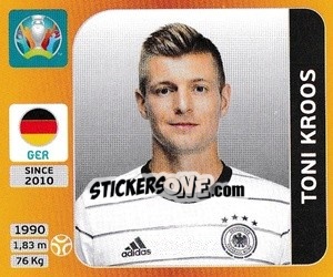 Figurina Toni Kroos - UEFA Euro 2020 Tournament Edition. 678 Stickers version - Panini