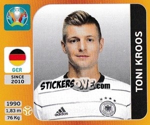 Sticker Toni Kroos - UEFA Euro 2020 Tournament Edition. 678 Stickers version n. 620 - Panini
