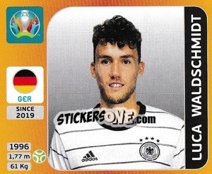 Sticker Luca Waldschmidt - UEFA Euro 2020 Tournament Edition. 678 Stickers version n. 623 - Panini