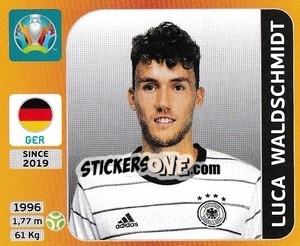 Figurina Luca Waldschmidt - UEFA Euro 2020 Tournament Edition. 678 Stickers version - Panini