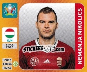 Cromo Nemanja Nikolic - UEFA Euro 2020 Tournament Edition. 678 Stickers version - Panini