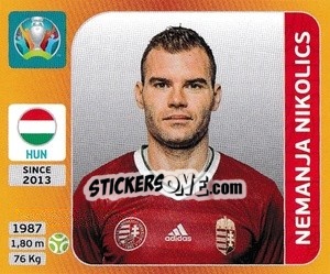 Sticker Nemanja Nikolic - UEFA Euro 2020 Tournament Edition. 678 Stickers version n. 643 - Panini