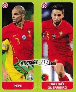 Sticker Pepe / Raphael Guerreiro - UEFA Euro 2020 Tournament Edition. 678 Stickers version - Panini