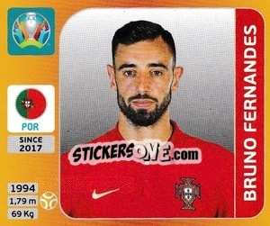 Sticker Bruno Fernandes - UEFA Euro 2020 Tournament Edition. 678 Stickers version n. 669 - Panini
