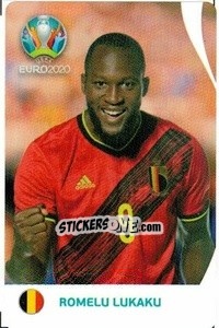 Sticker Romelu Lukaku - UEFA Euro 2020 Tournament Edition. 678 Stickers version n. C1 - Panini