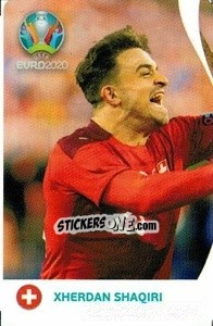 Figurina Xherdan Shaqiri - UEFA Euro 2020 Tournament Edition. 678 Stickers version - Panini