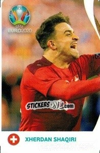 Sticker Xherdan Shaqiri - UEFA Euro 2020 Tournament Edition. 678 Stickers version n. C3 - Panini