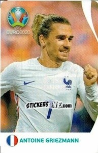 Sticker Antoine Griezmann - UEFA Euro 2020 Tournament Edition. 678 Stickers version - Panini