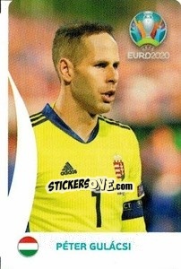 Figurina Péter Gulácsi - UEFA Euro 2020 Tournament Edition. 678 Stickers version - Panini