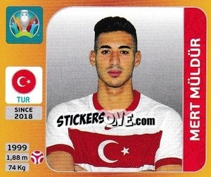 Cromo Mert Müldür - UEFA Euro 2020 Tournament Edition. 678 Stickers version - Panini