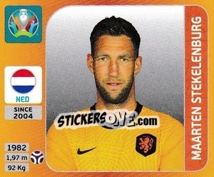 Sticker Maarten Stekelenburg - UEFA Euro 2020 Tournament Edition. 678 Stickers version n. 269x - Panini