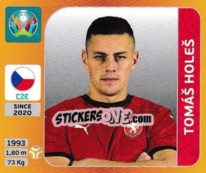 Sticker Tomáš Holeš - UEFA Euro 2020 Tournament Edition. 678 Stickers version - Panini