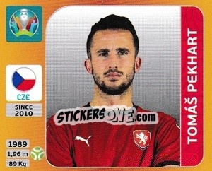 Sticker Tomáš Pekhart - UEFA Euro 2020 Tournament Edition. 678 Stickers version - Panini