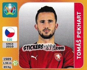 Sticker Tomáš Pekhart - UEFA Euro 2020 Tournament Edition. 678 Stickers version n. 398x - Panini