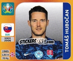 Cromo Tomáš Hubocan - UEFA Euro 2020 Tournament Edition. 678 Stickers version - Panini