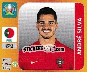 Cromo André Silva - UEFA Euro 2020 Tournament Edition. 678 Stickers version - Panini