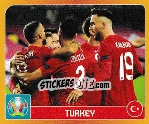 Cromo Group A. Turkey - UEFA Euro 2020 Tournament Edition. 678 Stickers version - Panini