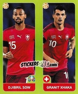 Sticker Djibril Sow / Granit Xhaka