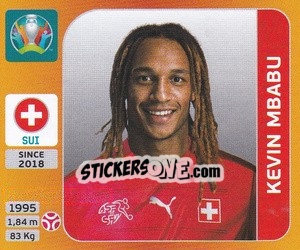 Cromo Kevin Mbabu - UEFA Euro 2020 Tournament Edition. 678 Stickers version - Panini