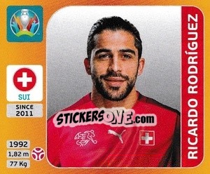 Sticker Ricardo Rodríguez - UEFA Euro 2020 Tournament Edition. 678 Stickers version n. 50 - Panini