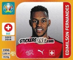 Sticker Edimilson Fernandes - UEFA Euro 2020 Tournament Edition. 678 Stickers version - Panini
