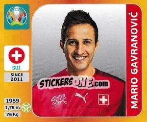Sticker Mario Gavranovic - UEFA Euro 2020 Tournament Edition. 678 Stickers version - Panini
