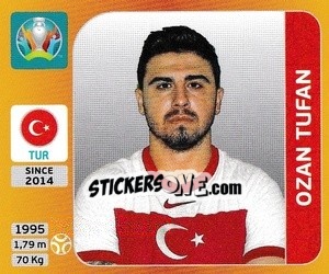 Cromo Ozan Tufan - UEFA Euro 2020 Tournament Edition. 678 Stickers version - Panini
