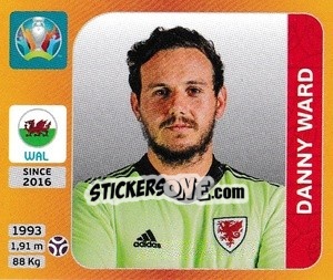 Sticker Danny Ward - UEFA Euro 2020 Tournament Edition. 678 Stickers version - Panini
