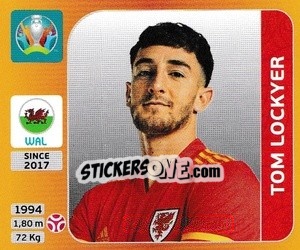 Figurina Tom Lockyer - UEFA Euro 2020 Tournament Edition. 678 Stickers version - Panini