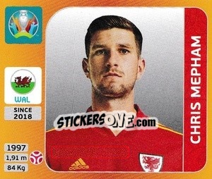 Cromo Chris Mepham - UEFA Euro 2020 Tournament Edition. 678 Stickers version - Panini