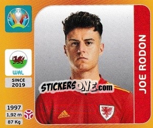 Sticker Joe Rodon - UEFA Euro 2020 Tournament Edition. 678 Stickers version - Panini