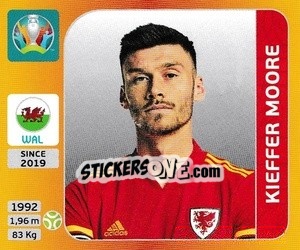 Figurina Kieffer Moore - UEFA Euro 2020 Tournament Edition. 678 Stickers version - Panini