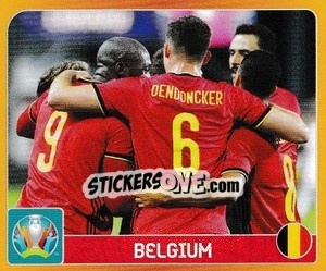 Sticker Group B. Belgium - UEFA Euro 2020 Tournament Edition. 678 Stickers version n. 119 - Panini